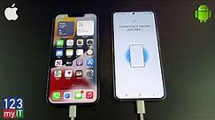 Transfer Data iPhone to Android with Cable No iCloud
