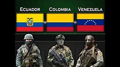 Ecuador vs Colombia vs Venezuela | Military Power Comparison 2024 | Global Power