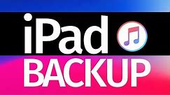 How to Backup iPad using iTunes in your computer (PC & Mac) iPad mini iPad Pro iPad Air