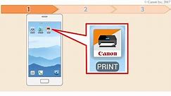 Enabling printing from a smartphone (Android) - 1/2 (TS5100 series)
