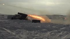 Russian artillery unleashed with no ammo spared in display of combat readiness