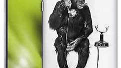 Head Case Designs Monkey Calling On Phone Funny Animals Soft Gel Case Compatible with Samsung Galaxy S22+ 5G