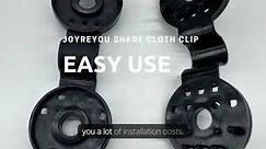 JOYEYOU shade cloth clips