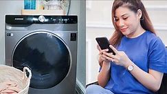 Front Load Washer Dryer AI Ecobubble™ by Samsung