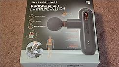 Costco Sale Item Review Sharper Image Compact Sport Power Percussion Portable Deep Tissue Massager
