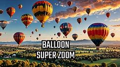 Hot Air Balloon Amazing Super Zoom