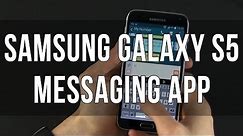 Samsung Galaxy G5 - Message App explained, settings and customization options