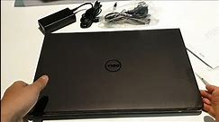 Dell inspiron 15 3000 laptop unboxing and setup for the first time.