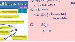 représentation de Lewis résumé du cours et exemple