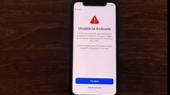 Unable to Activate this iPhone cannot be activated without an Internet connection.