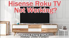Hisense Roku TV Won't Turn On - FIXED!