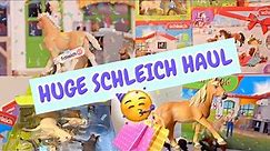 Huge Schleich Haul! Dog and Horse Toy Unboxing with Me