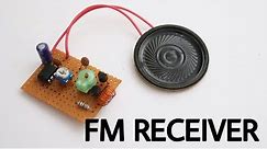 How to make FM Radio receiver at home