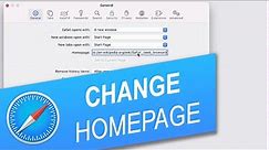 How to Change Homepage in Safari on Mac, iPhone or iPad
