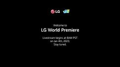 LG at CES 2023 : LG World Premiere - Live I LG