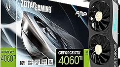 ZOTAC Gaming GeForce RTX 4060 Ti 16GB AMP DLSS 3 16GB GDDR6 128-bit 18 Gbps PCIE 4.0 Compact Gaming Graphics Card, IceStorm 2.0 Advanced Cooling, Spectra RGB Lighting, ZT-D40620F-10M