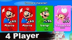 New Super Mario Bros. U Deluxe Coin Battle – 4 Players (Full HD)