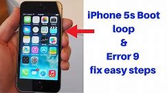 iPhone 5s error 9 done easy steps.