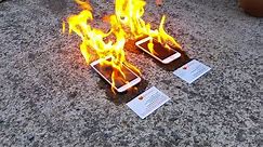 Apple iPhone 6 vs Samsung Galaxy S5 ON FIRE