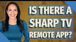 Is there a Sharp TV remote app?