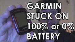 How to Fix Garmin Stuck on 100% or 0% Battery