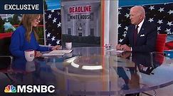 EXCLUSIVE: Watch President Biden's full interview with MSNBC's Nicolle Wallace