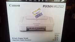 Canon PIXMA MG2522 printer unboxing, review & test