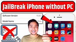 How to JailBreak iPhone without PC | JailBreak iOS 15.8.1 without PC | JailBreak iPhone 6S+, 7+, SE