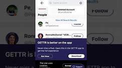 How to delete an account in Gettr app?