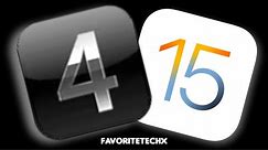 iOS 15 vs iOS 4