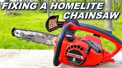 Fixing a homelite chainsaw