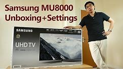 Samsung MU8000/ MU9000 2017 TV Unboxing + Setup