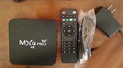 Best Smart TV Box: MXQ Pro 4K Ultra HD 64Bit Wifi Android 7.1 Quad Core Smart TV Box Media.