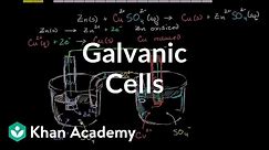 Introduction to galvanic/voltaic cells | Chemistry | Khan Academy