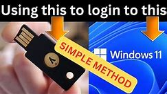 How To Login To Windows With A Yubikey - Simple Method