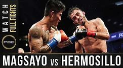 Magsayo vs Hermosillo FULL FIGHT: October 3, 2020 | PBC on FS1