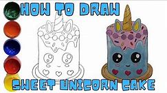 Unicorn Magic: Learn How to Draw a Sweet Unicorn Cake in Just 7 Minutes