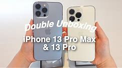 Double Unboxing iPhone 13 Pro Max & iPhone 13 Pro 2021 ✨ Accessories