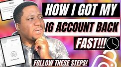 HOW TO GET YOUR HACKED OR DIASBLED INSTAGRAM ACCOUNT BACK | EMAIL AND LIVE CHAT WITH THEM