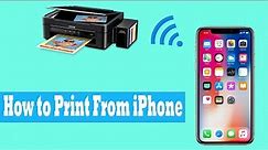 How to Set Up Epson iPrint App on iPhone or iPad | How to Print Without Airprint