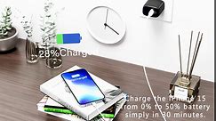 USB C Wall Charger Block - 20W Power Adapter, USBC iPhone Charger Fast Charging Blocks Compatible with Phone 15/15 Pro Max/15 Plus/14/13/12/11, XS/XR, SE, iPad, AirPod, Watch 8/7 Plug Box Brick Cube