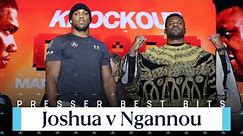 🗣️ Anthony Joshua v Francis Ngannou Press Conference Best Bits 💥🥊 #JoshuaNgannou #KnockoutChaos