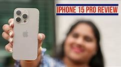 iPhone 15 Pro Review 4 Months later Do You Need A Pro Model Full Details in Telugu By PJ