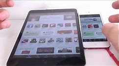 iPad Mini o iPod Touch 5G? Comparando