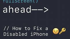 How to Unlock/Fix a Disabled iPhone - "iphone is disabled connect to itunes" (Updated)