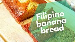Filipiński przepis na chleb bananowy: zużyj te dojrzałe banany!