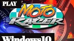 Moto Racer game on Windows 10 download link in description