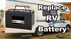 🛠️ DIY: How to remove and replace battery on your Motorhome or RV