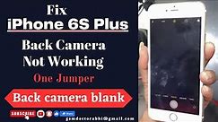 iphone 6s Plus Back Camera Not Working | How to fix iPhone 6s Plus Back Camera Not Working.