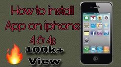 How to install any app on iphone 4, 4s its required to ios 7.1.2 by Technical